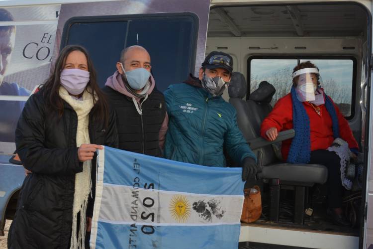 Más recuerdos en imágenes de campañas solidarias de El Comandante y Radio Puerto Argentino durante la pandemia 